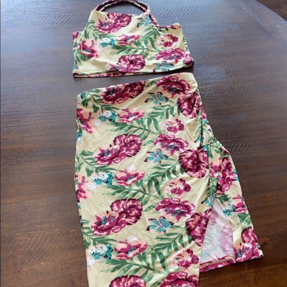 2 piece skirt set
